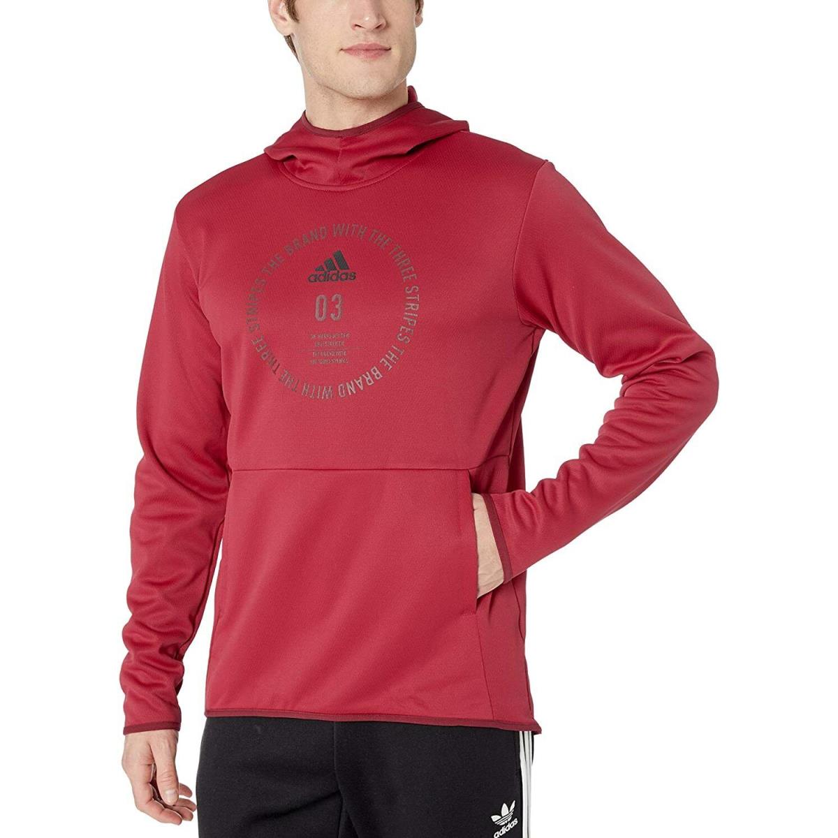 Adidas Men`s Team Issue Badge of Sport Hoodie XL