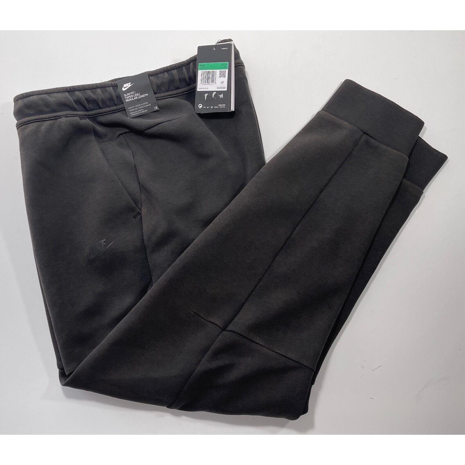 Nike Sportswear Tech Fleece Washed Black Jogger Pants CZ9918 010 Men s Medium XL