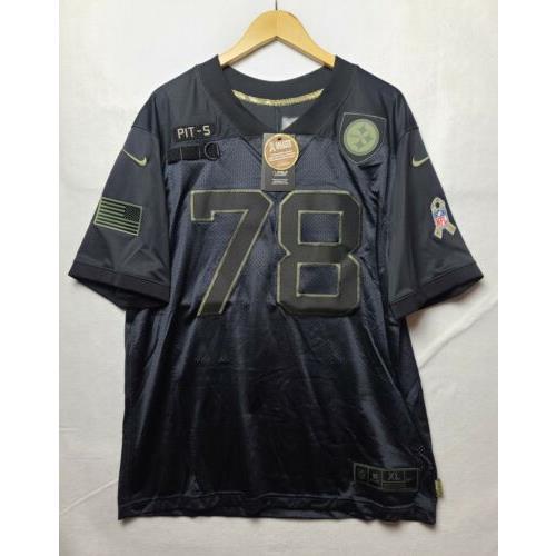 Nike Pittsburgh Steelers Villanueva Salute To Service 33NM-NSTS Size XL