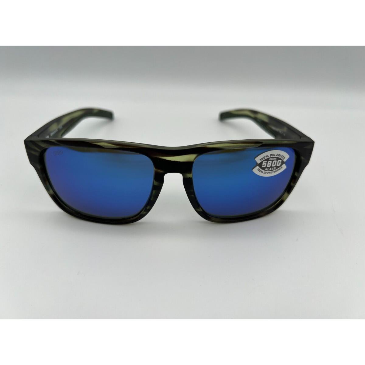 Costa Del Mar Spearo XL Polarized Sunglasses Matte Reef / Blue Mirror Glass