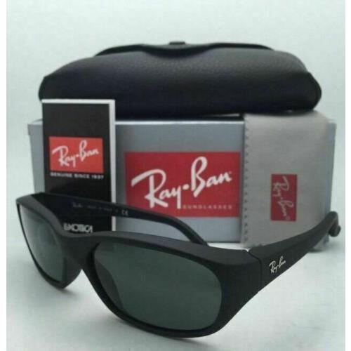 Ray-Ban sunglasses  - Matte Black Frame, Green Lens 1