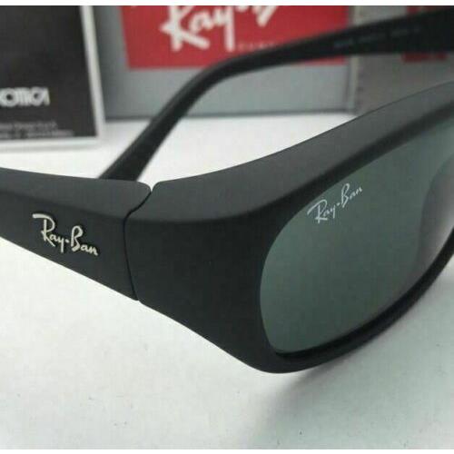 Ray-Ban sunglasses  - Matte Black Frame, Green Lens 5