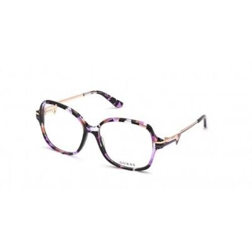 Guess GU2830-083-59 Purple Eyeglasses - Purple Frame