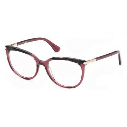 Guess GU2881-069-53 Shiny Bordeaux Eyeglasses | 066846134002 - Guess ...