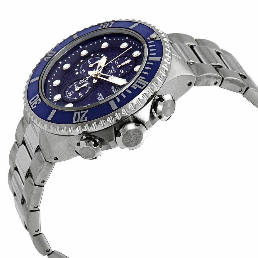 Invicta watch Pro Diver - Blue Dial, Silver Band, Silver Manufacturer Band