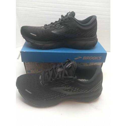 Brooks Ghost 13 Black Running Shoes 110348 1D 072 Mens Size 8 D Medium /box Torn