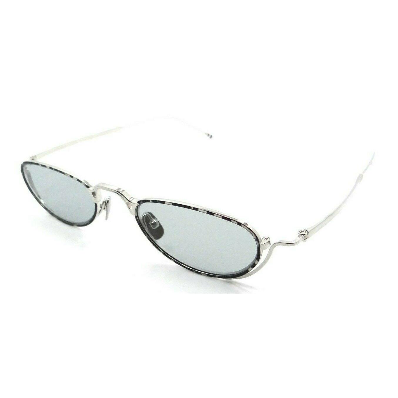 Thom Browne Sunglasses TBS913-50-02 50-21-141 Silver Grey Tortoise / Medium Grey