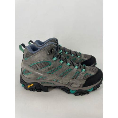Merrell Womens J036444 Moab 2 Mid Waterproof Hiking Shoes Granite Gray Size 8.5