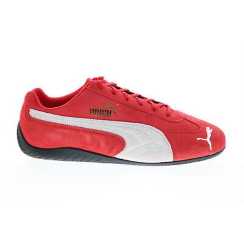 Puma Speedcat LS 38017304 Mens Red Suede Motorsport Inspired Sneakers Shoes