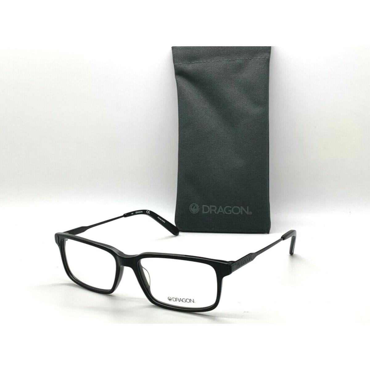 Dragon Eyeglasses DR165 Mal 001 Black 54-16-145MM W/dragon Pouch