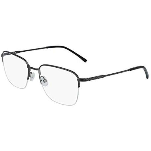 Lacoste L2254 033 Matte Dark Gunmetal Black Eyeglasses 52mm with Case