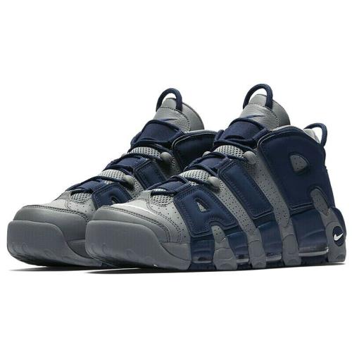 Nike Air More Uptempo `96 Mens Shoe 921948-003 Cool Grey/midnight Navy sz 8M-14M