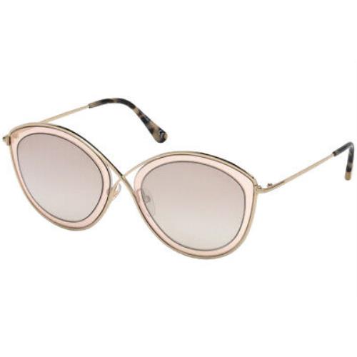 Tom Ford FT0604-47G Pink Sunglasses
