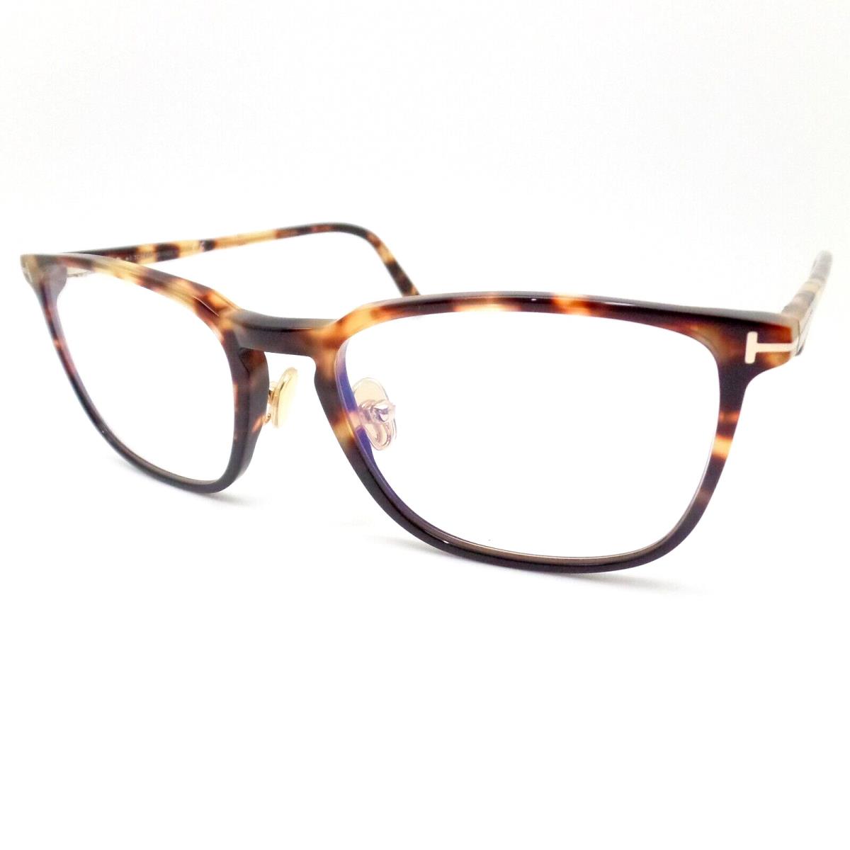 Tom Ford TF 5699 056 W/nose Pads 56mm Havana Gradient Blue Block