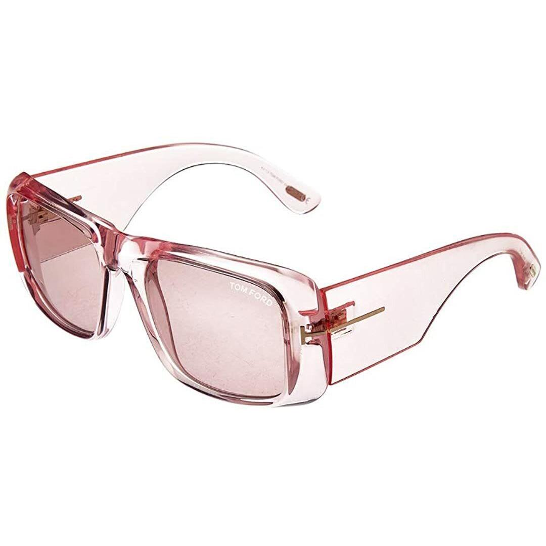 Tom Ford FT 0731/S 72Y Aristotle Sunglasses Transparent Pink