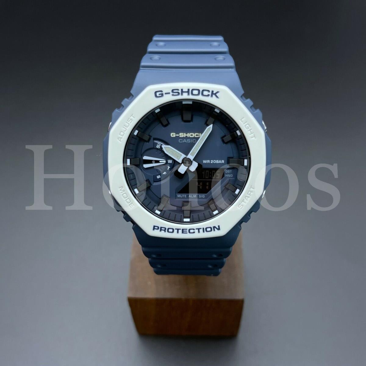 Casio watch  - Blue Dial, Black Band, Black Bezel