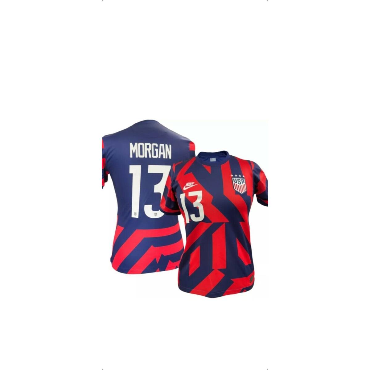 Nike Breathe Away Alex Morgan 13 Usa Soccer 2021 Jersey Women`s XL