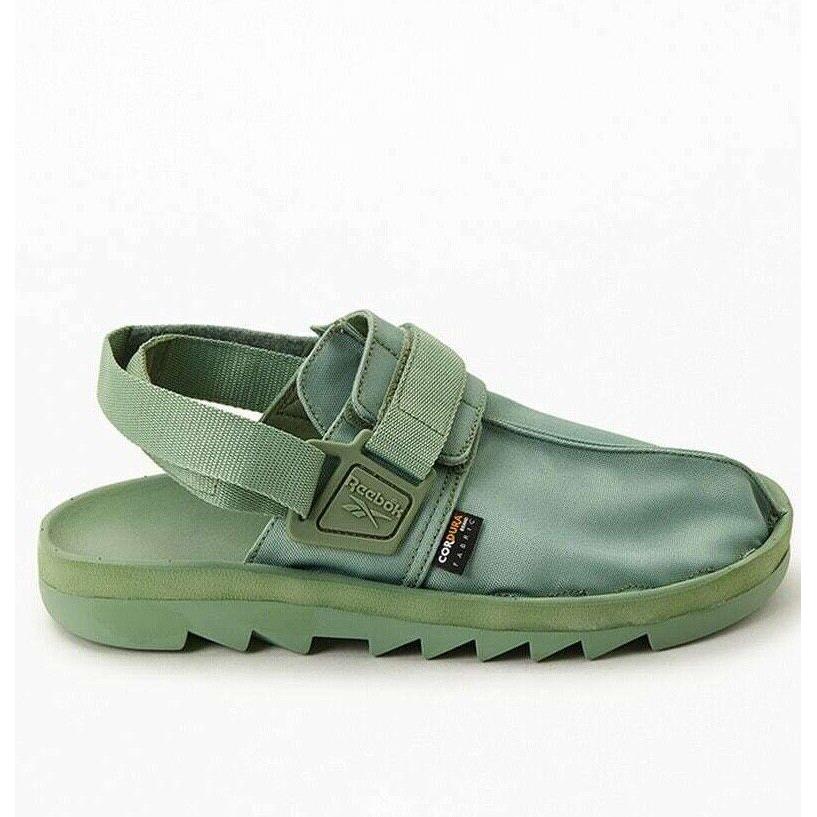 Mens Reebok Beatnik Sandals Clogs Shoes Size 9 Ashen Green FY2947