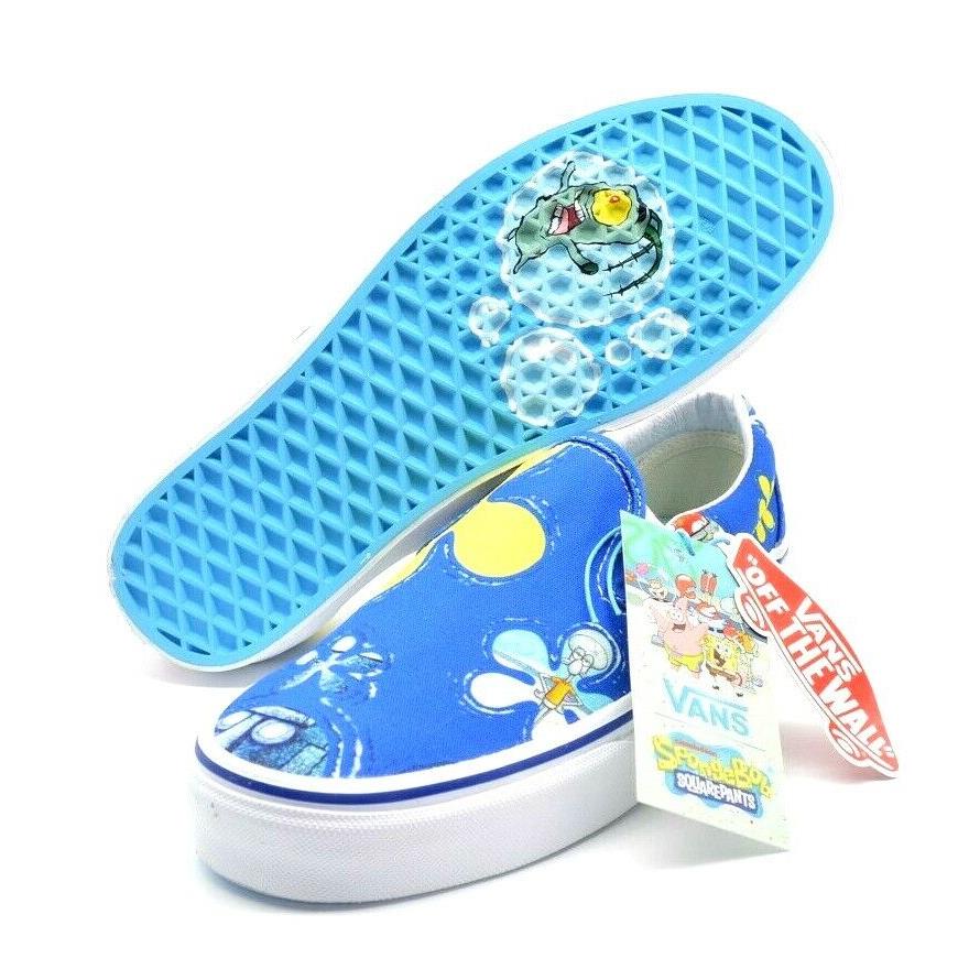 Vans x Spongebob Classic Slip-on Alohabob Sneaker Shoes VNOA33TBYZ1 Multi Size