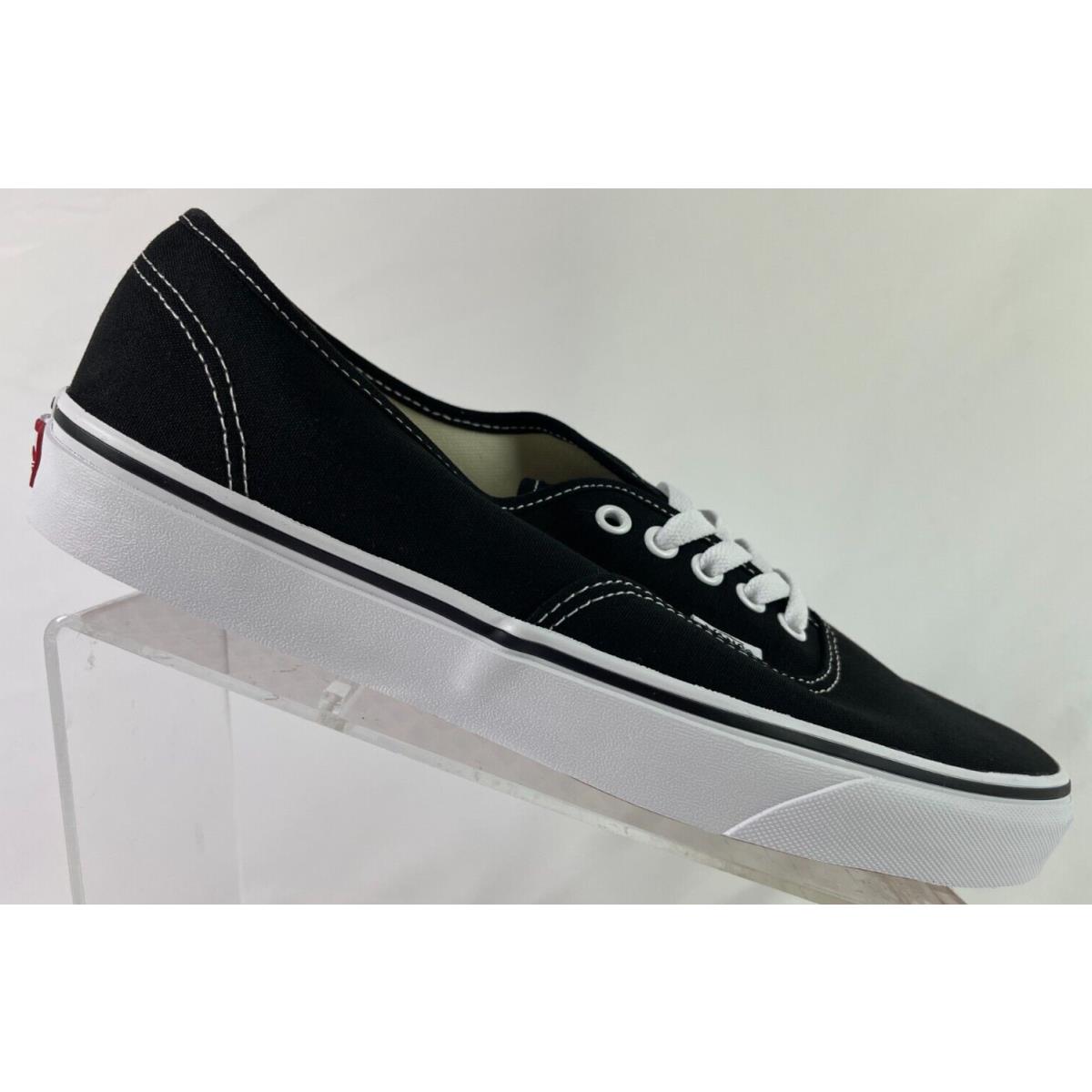 Vans UA Authentic UA Black Sneakers Shoes VN000EE3BLK Men`s Size 10 - Black