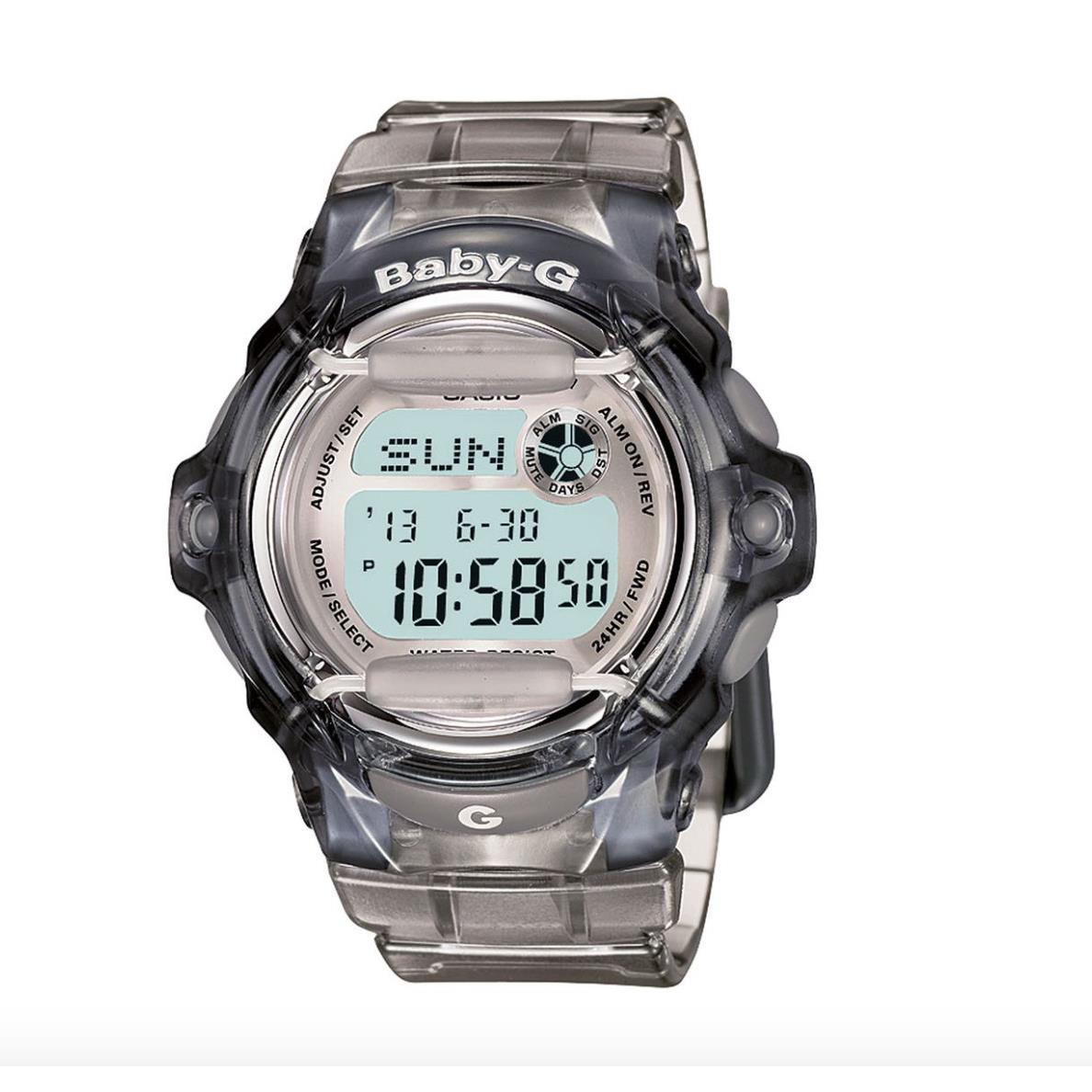 Casio Baby-g BG169R Women`s Grey Resin Digital Watch 1546