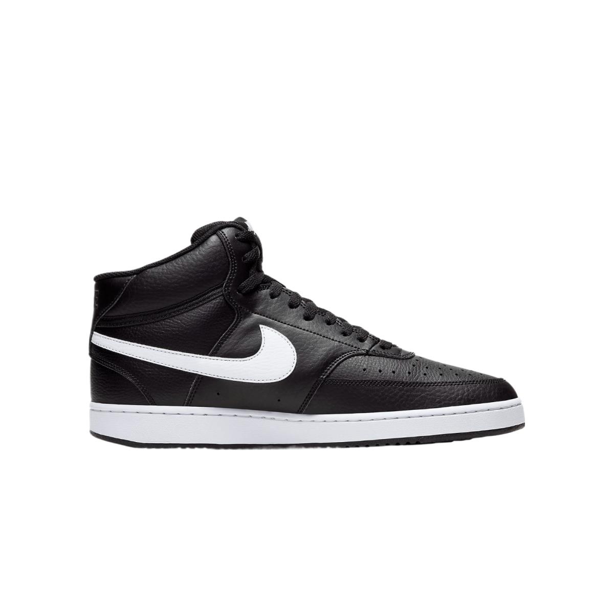 Nike Men Court Vision Mid Black/white CD5466-001 - Black / White