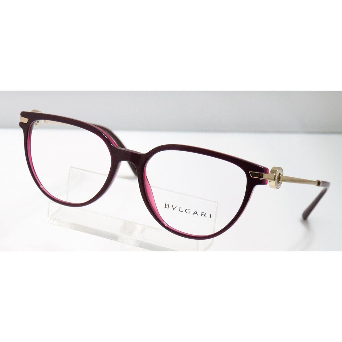 Women`s Bvlgari BV 4190B 5426 Top Marc on Violet Eyeglasses 54 mm