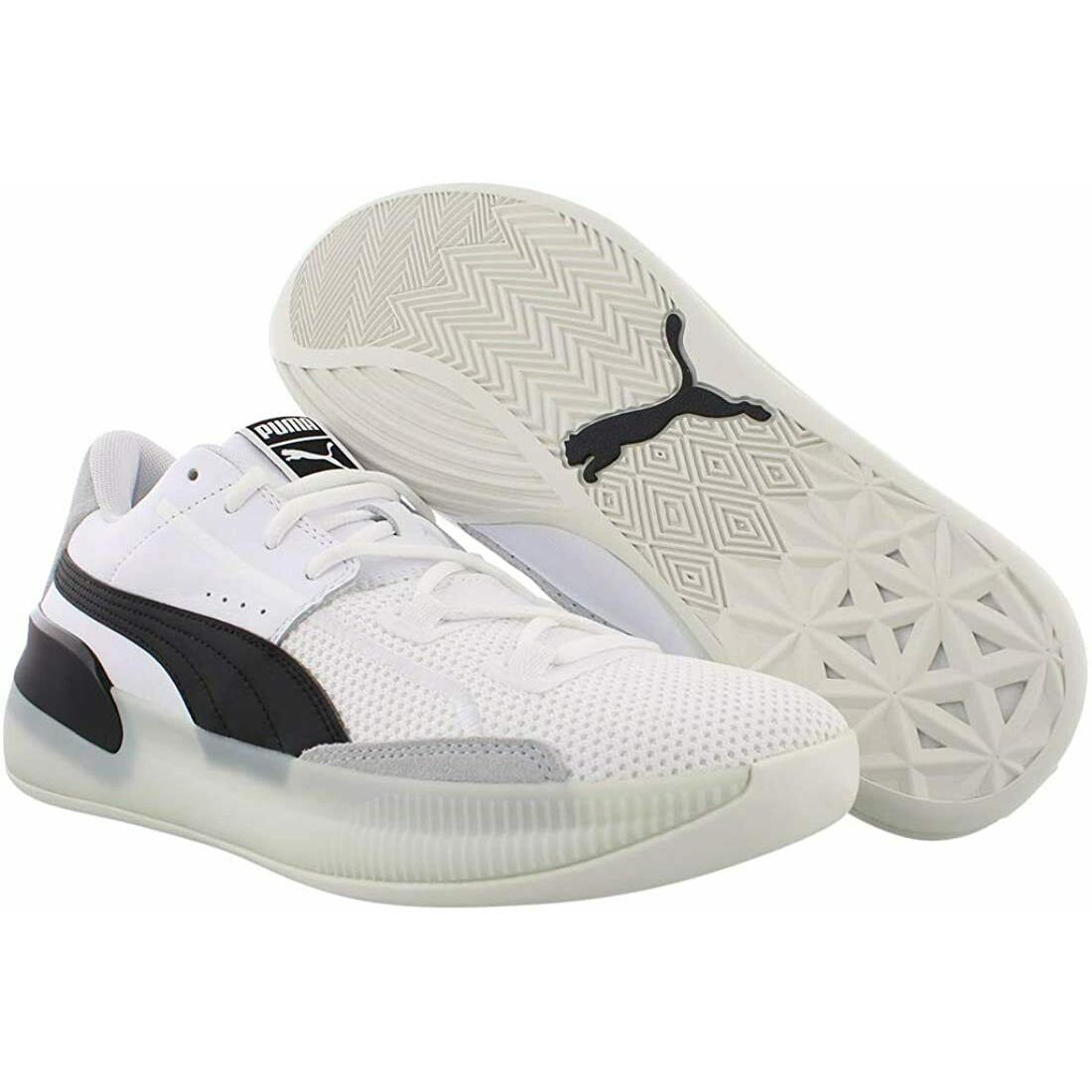 puma clyde white basketball