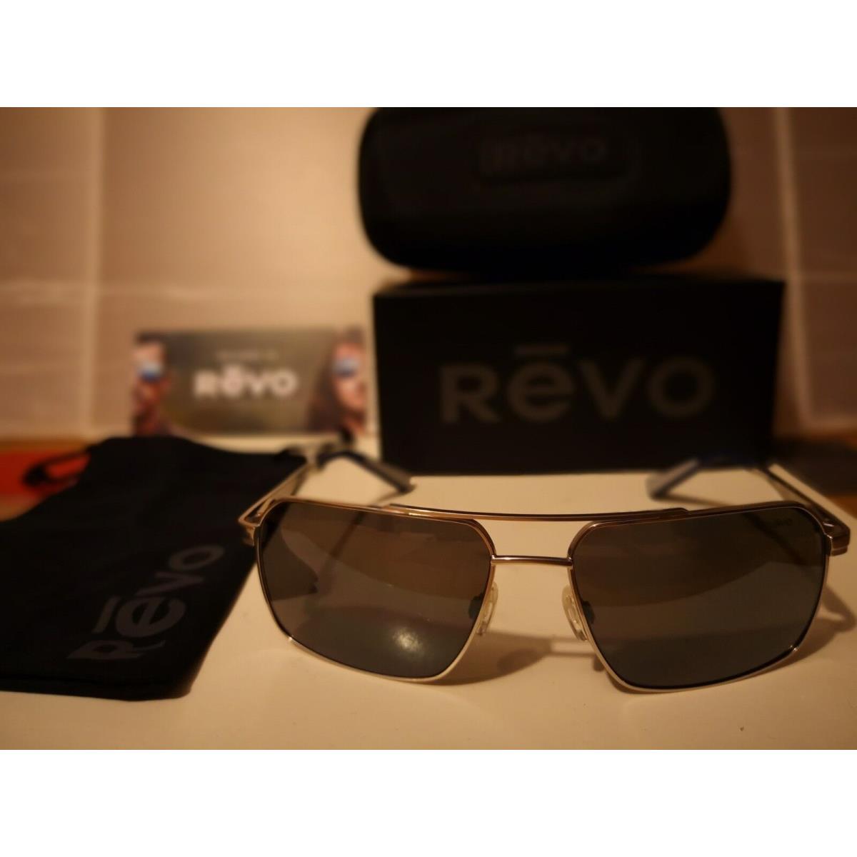 Revo sunglasses  - Chrome Frame, Graphite Polarized Lens