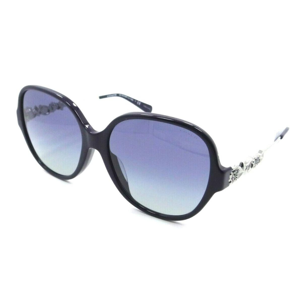 Coach Sunglasses HC 8303BF 54804L 57-16-140 L1159 Solid Navy / Blue Gradient