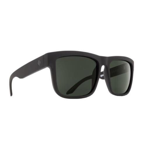 Spy Optic Discord Sunglasses - Soft Matte Black / Hd+ Gray Green Polarized