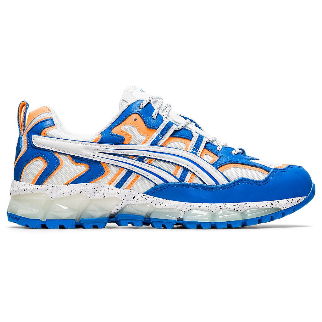 Asics Men`s Gel-nandi 360 Sportstyle Shoes 1021A325 WHITE/ELECTRIC BLUE