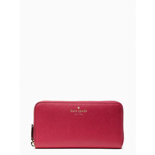 Kate Spade Brynn Large Continental Wallet Pink Ruby