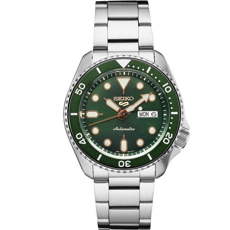 Seiko 5 Automatic Green Dial Steel SRPD63-NEW