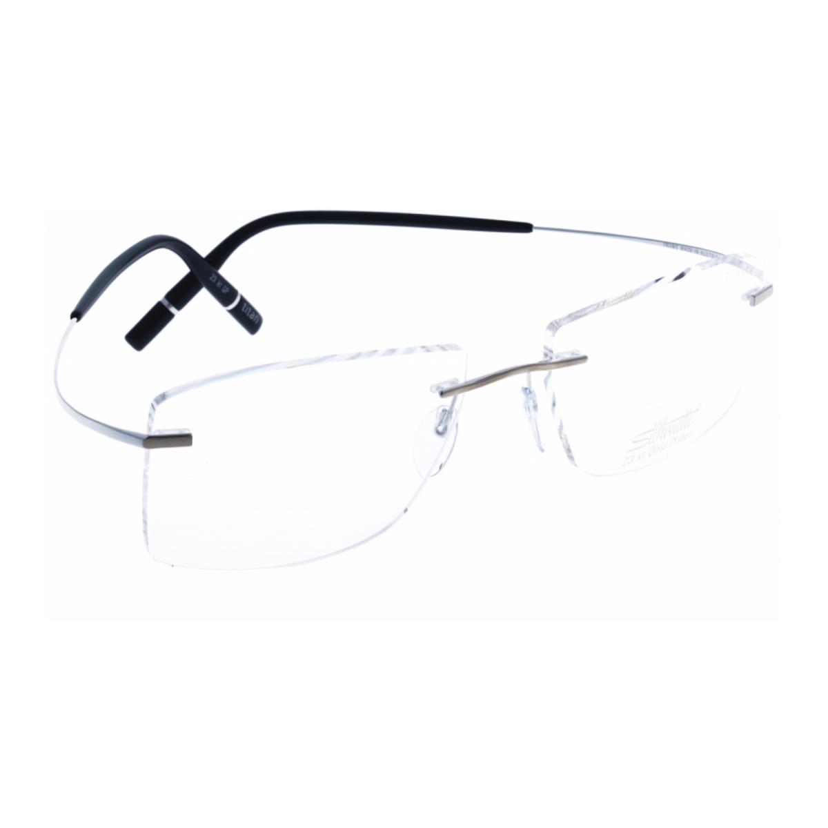 Silhouette Rimless Tma Eyeglasses 5539 IG 8180 56-17 23kt Gold Plated Frames