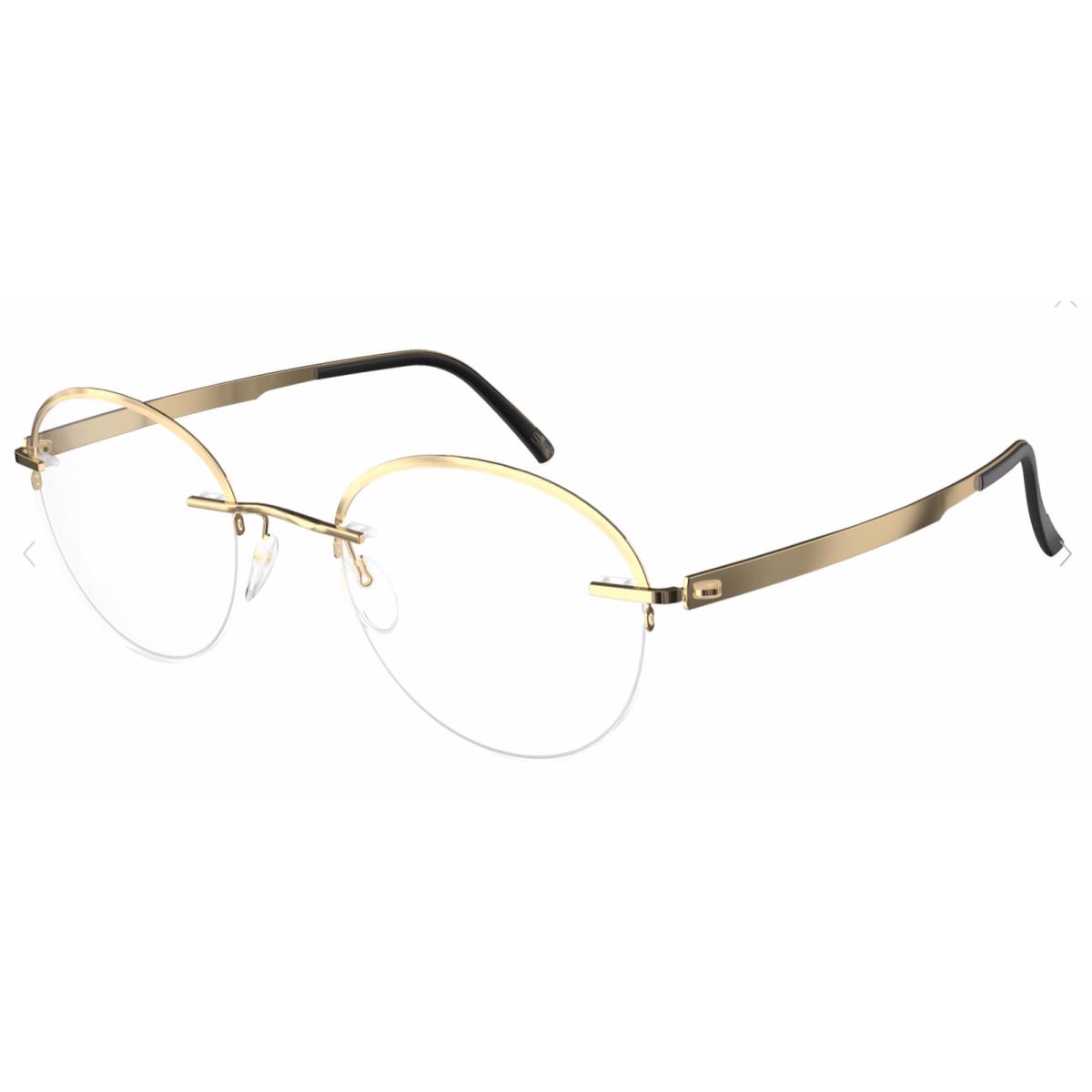 Silhouette Rimless Eyeglasses Artline 5545 JS 7520 50 23kt Gold Plated Frame