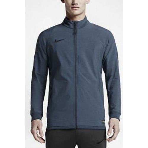 Nike Revolution Sideline Tretch Woven Soccer Jacket Blue 688377-464 Size XL
