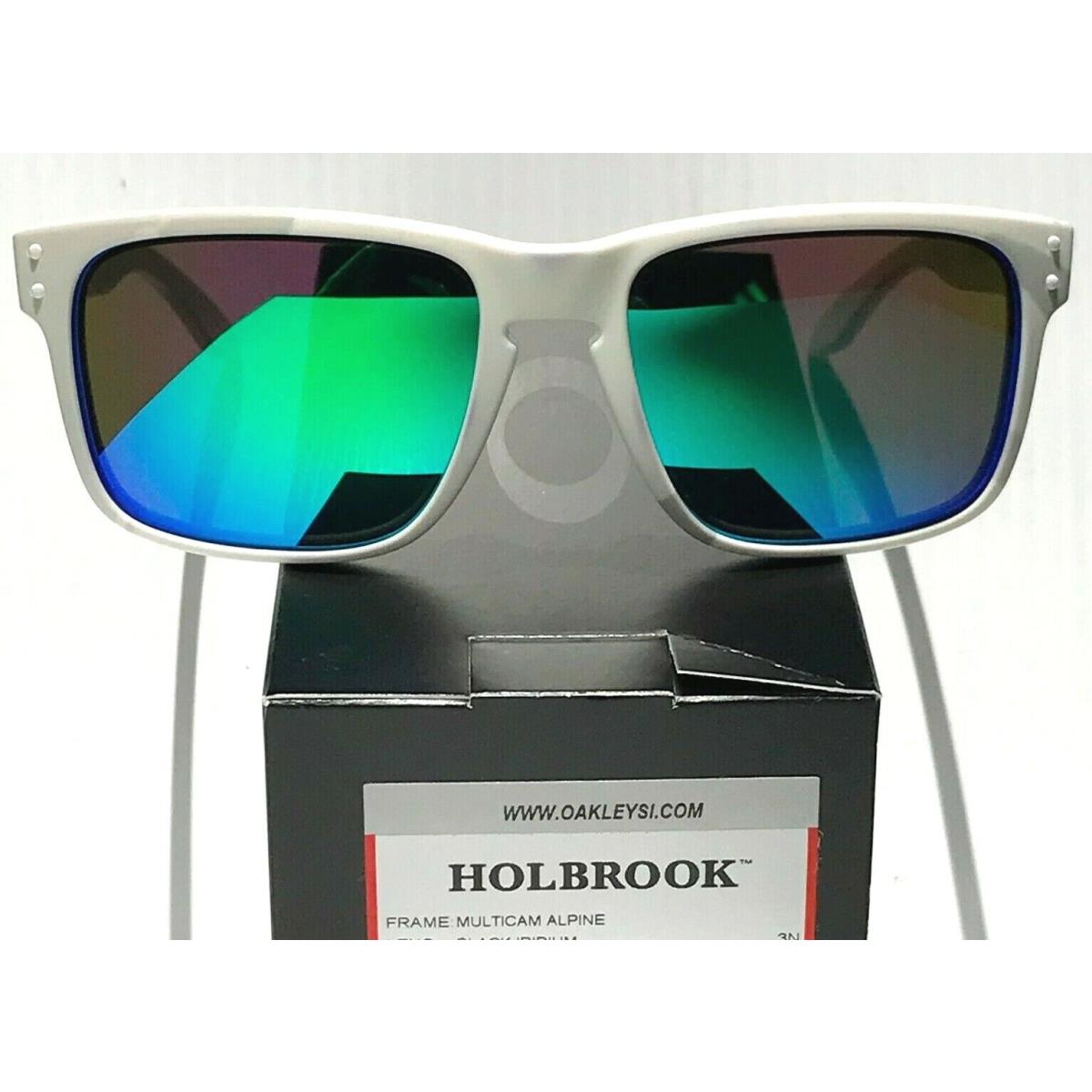 Oakley sunglasses Holbrook - White Frame, Green Lens
