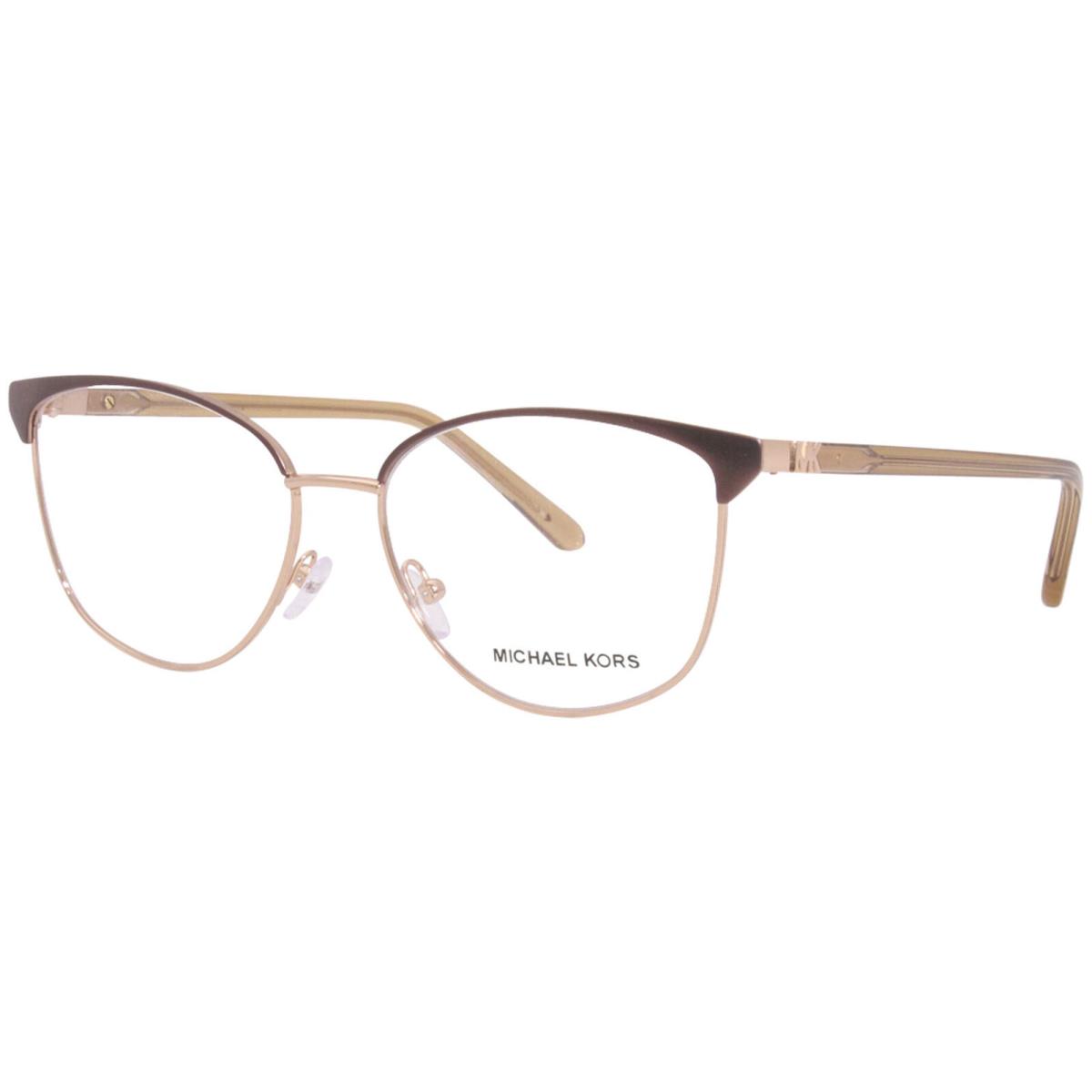 Michael Kors Fernie MK3053 1108 Eyeglasses Frame Satin Brown/rose Gold 54mm