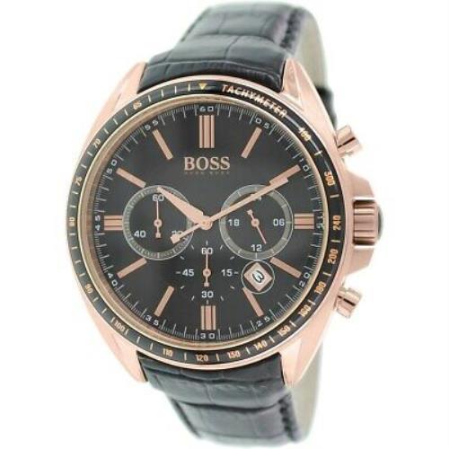 Timex Hugo Boss Men`s 1513092 `driver Sport` Chronograph Black Black