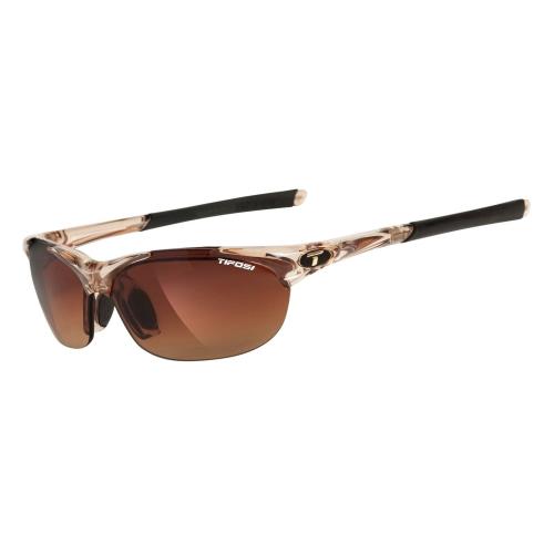 Tifosi Wisp Crystal Brown Race Pink Polarized Sunglasses Choose Your Style Crystal Brown CYCLING 3-Lens