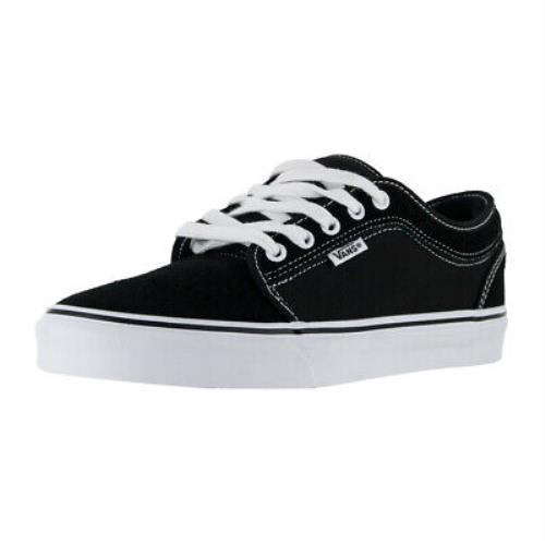 Vans Skate Chukka Low Sneakers Black/white Skate Shoes - Black/White
