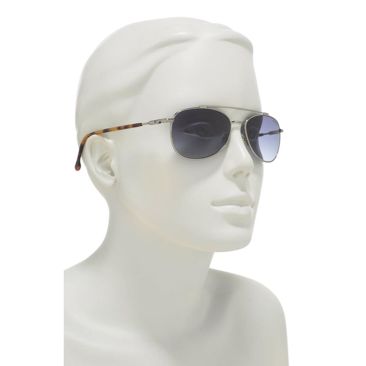 Carrera CA224/S 6LB9O Ruthenium Grey Shaded Aviator SUNGLASSES.55 mm