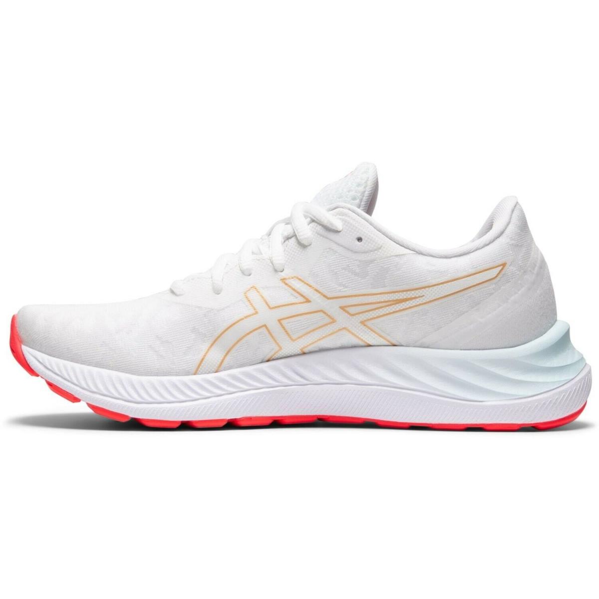 Asics Women`s Gel-excite 8 Running Shoes. Color: White/champagne 