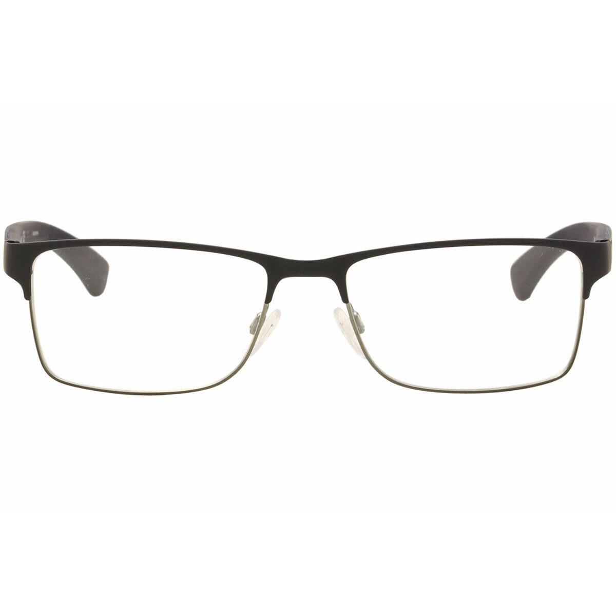 Emporio Armani Eyeglasses EA1052 EA/1052 3155 Blue Rubber Optical Frame 55mm
