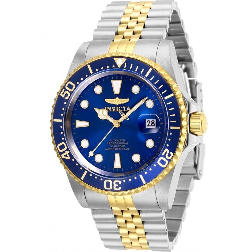 Invicta Pro Diver Automatic Blue Dial Two-tone Men`s Watch 30093