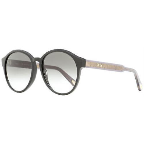 Chloé Chloe Oval Sunglasses CE762S 001 Black/transp. Gray 57mm 762