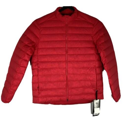 Lululemon Men`s Navigation Stretch Down Jacket Size XL Color Red Rdtd