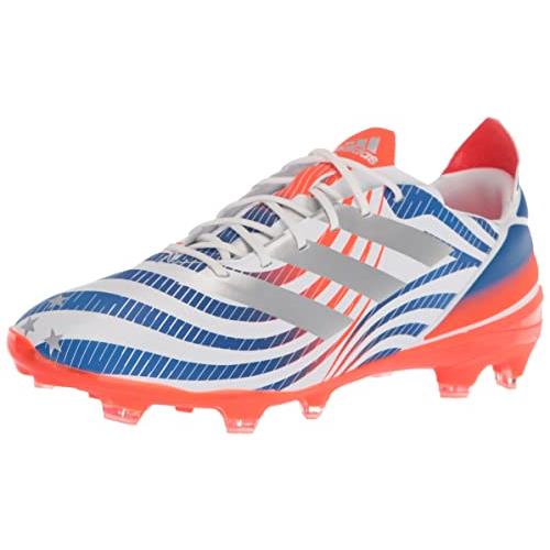 Adidas Unisex-adult Gamemode Firm Ground Soccer Sh - Choose Sz/col White/Silver Metallic/Solar Red