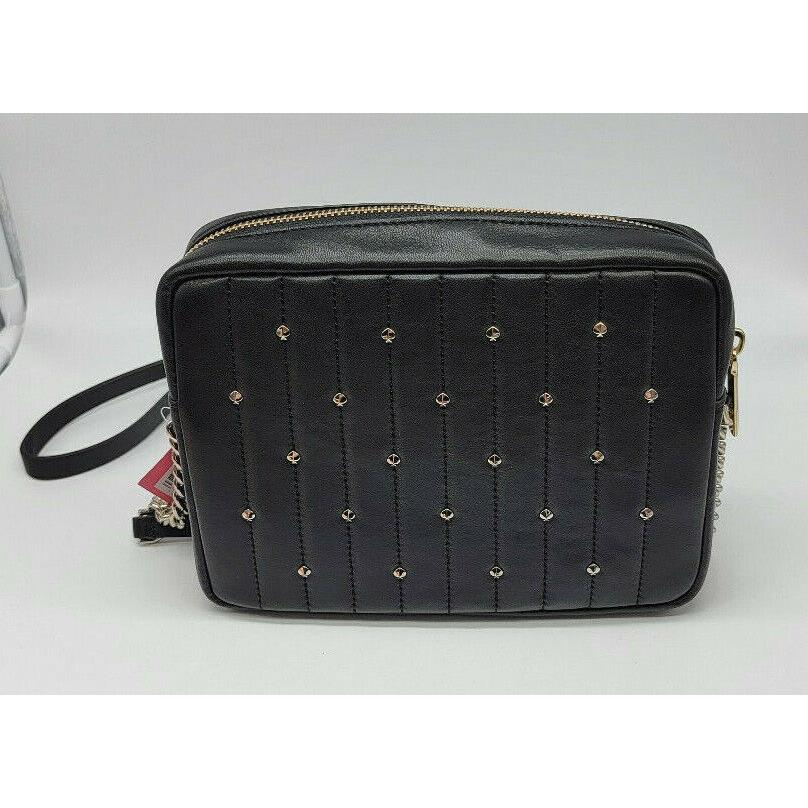 Kate Spade Amelia Medium Camera Crossbody Bag Black Leather Kate